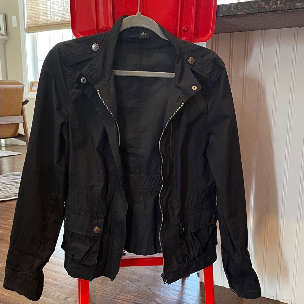 Ann Taylor Black Utility Jacket